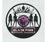 Disco in vinile orologio silhouette musica band k-pop, decorazione, regalo...