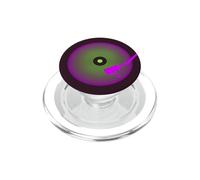 Disco in vinile retrò LP Art Design viola verde PopSockets PopGrip per MagSafe