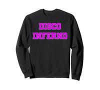 Disco Inferno Anni 70 Dance Craze Felpa