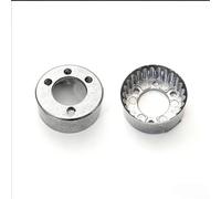 Disco ingranaggio in acciaio inox e ciotola per ottimizzazione del suono della bobina modificata e miglioramento dell'interfaccia meccanica (24,2 x 10 mm)