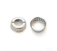 Disco ingranaggio in acciaio inox e ciotola per ottimizzazione del suono della bobina modificata e miglioramento dell'interfaccia meccanica (22,8 x 8,6 mm)