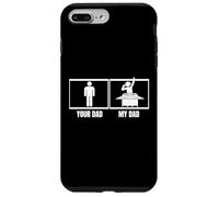 Disco Jockey divertente con scritta in inglese "Your Dad My Dad Daughter Son DJ" Custodia per iPhone 7 Plus/8 Plus