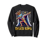 Disco King Costume 70s 80s Dance Parties Disco Man Dabbing Felpa