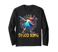 Disco King Costume 70s Dance Parties LED Disco Light Dabbing Maglia a Manica