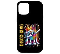 Disco King Vintage 70s 80s Dance Parties Disco Ball Dabbing Custodia per iPhone 12/12 Pro