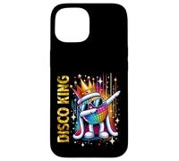Disco King Vintage 70s 80s Dance Parties Disco Ball Dabbing Custodia per iPhone 15