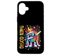 Disco King Vintage 70s 80s Dance Parties Disco Ball Dabbing Custodia per iPhone 16 Plus