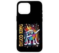 Disco King Vintage 70s 80s Dance Parties Disco Ball Dabbing Custodia per iPhone 16 Pro Max