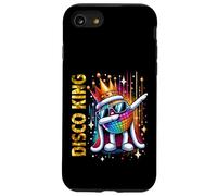 Disco King Vintage 70s 80s Dance Parties Disco Ball Dabbing Custodia per iPhone SE (2020) / 7/8