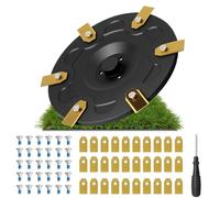 Disco Lama + 30 Lame + 30 Viti, Disco di Lama per Robot Rasaerba Compatibile con Segway Navimow i105E, i108E, i110E, i205 AWD, i208 AWD, Disco di Lama Rotante In Plastica Rinforzata Con Fibra Di Vetro