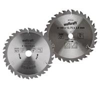 DISCO LAMA PER SEGA SEGHE CIRCOLARI 18 DENTI WOLFCRAFT PER LEGNO-MASONITE Ø140mm