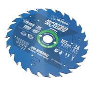 DISCO LAMA RICAMBIO PER SEGA CIRCOLARE PER TAGLIO LEGNO 24 DENTI 165mm x 1.6