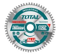 DISCO LAMA SEGA CIRCOLARE TRONCATRICE TAGLIO ALLUMINIO 60T 210mm TOTAL