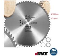 Disco Lama Widia 600 mm Taglio Legno Compensato 60 Denti Ricambio Sega Circolare