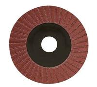 DISCO LAMELLARE AL CORINDONE Ø 115x22 mm - grana 100 - 10 pezzi- MOLITAL