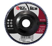 DISCO LAMELLARE ALLO ZIRCONIO 'LITE' ABRA BETA Ø 115x22 mm - grana 40