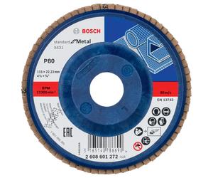 Disco lamellare Bosch X431 Standard per metallo P80