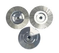 Disco lamellare diamantato da 4" 100 mm, mola abrasiva elettrolitica for lucidatura di marmo, granito, pietra, utensile abrasivo for piastrelle in ceramica(120,1PC_M5 8 11)