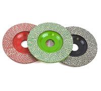 DISCO LAMELLARE DIAMANTATO PURO "HYBRID", SUPPORTO PLASTICA (3 VARIANTI, A PARTIRE DA 95.16 EURO/CAD) - GRANA 120, DIAMETRO 115 MM (1 PEZZO, 95.16 EURO/CAD)