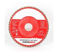 Disco lamellare diamantato Raizi da 115 mm/4,5'' for smerigliatrice angolare, compatibile con la lucidatura e molatura di vetro, metallo, piastrelle, marmo granito(Fine)
