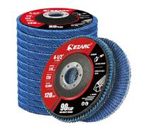 Disco lamellare T29 da 11,4 cm, 90 alette, grana 120, 12 pezzi