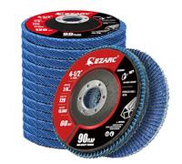 Disco lamellare T29 da 11,4 cm, 90 alette, grana 60, 12 pezzi