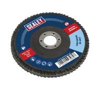 Disco Lamellare Zirconium Ø100mm Ø16mm Foro 80Grit - Sealey FD10080 Nuovo