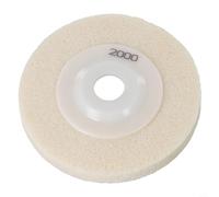Disco Levigante in per Marmo, per granito, 100mm Disco Levigante(2000#) | per restauro Pietre, Flessibile e per sicuro, per ideale per Artigiani, di Nylon, Diametro 100mm