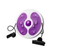 Disco magnetico per la vita - Body Trainer per modellare - Attrezzatura fitness per palestra e uso domestico (viola con corda)