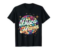 Disco Mama 70's 80 a Tema Vintage Mamma Donne Danza Maglietta