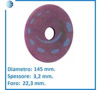 Disco mola affila catena catene affilacatene per motosega affilatrice 145 3,2 22