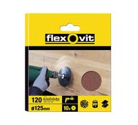 Disco Montabile Flexovit Per Trapano 125Mm Fine 120G (Confezione 10) FLV26383