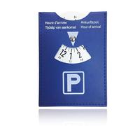 Disco Orario Parcheggio, Disco ORARIO Maxi Modello Lusso per Uso Tutta Europa - parcheggio Ora di Arrivo. Similpelle Morbida Soft-Touch 11x15Cm (Disco Orario Similpelle)