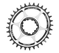 Disco ovale in lega di alluminio 32T con disegno del dente dell'aquila, previene la caduta della catena, adatto per 8-12 sistemi di velocità, AM/FR/DH appassionati di bicicletta preferiti