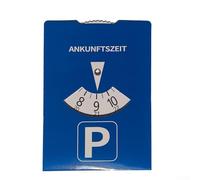 Disco Parcheggio in Cartone per Auto e Camion, Carta Blu Montaggio per Installazione Parabrezza, Confezione da 5 Compatibile con Tutti I Modelli Di Veicoli