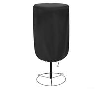 Disco per cestino, resistente alle intemperie, resistente, 600 denari, protezione esterna contro pioggia, neve, sole, portatile, rotondo, accessorio per riporre attrezzi da torneo (420D, 66 x 89 cm)