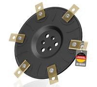Disco per coltelli compatibile con Worx Landroid 6 scomparti / 6 lame M500 M700 WR167E WR141E Vision M600 piatto per tagliaerba di qualità comprovata + adattatore per attacco esagonale. Consegna senza