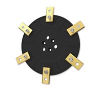 Disco per coltelli compatibile con Worx Landroid Vision M800 WR208E, 6 lame / 6 lame, piatto per tagliaerba di qualità comprovata, prodotto in Germania, consegna senza lame
