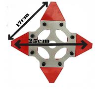 Disco Per Decespugliatore Universale a 4 Parti Lati Diametro 250 MM Erba Lavoro