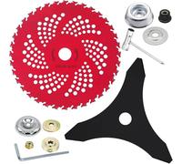 Disco per diserbo a 36 denti per decespugliatore Lame per decespugliatore 22,9 cm e 25,4 cm - Taglierina per erbe 36T e 80T