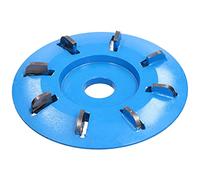 Disco per intaglio del legno a 8 denti, strumento per intaglio turbo in acciaio al carbonio, disco per incisione per la lavorazione del legno ad alta durezza per vassoio da tè e