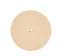 Disco per lucidatura in feltro di lana da 15,2 cm, per utensili rotanti, compatibile con cera lucidante e pasta abrasiva per metalli e superfici non metalliche