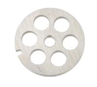 Disco per orifizio in acciaio inox n. 5 per tritacarne Bosch e Bauknecht, progettato per stabilità e vestibilità funzionale (12 mm)