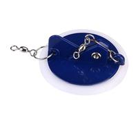Disco per pesca a traina con connettore a disco per pesca a traina con | Connettore luminoso a disco subacqueo per pesca a traina con fondo bianco; costruzione ABS ad alta resistenza; direzione di