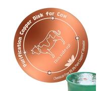 Disco Per Purificazione 'acqua In Rame - Rame Leggero E Resistente Agli Agenti Atmosferici Da 56 G | Disco Portatile Per Purificazione 'acqua Del Cavallo | Per Tutte Le Stagioni, Allevamento D