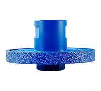 Disco per smerigliatrice angolare, brasato sottovuoto per smerigliatrice angolare, disco piatto da 10/20 mm per pietra, piastrelle e marmo, filettatura 8-11, uso bagnato/asciutto (10 mm)