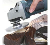 Disco per smerigliatrice angolare mola 125 mm intaglio e levigatura LEGNO