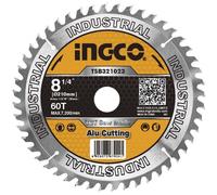 Disco per Taglio Legno a 60 Denti Ø da 210 mm INGCO per Smerigliatrice Circolare