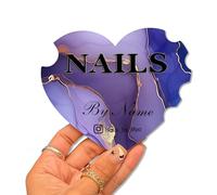 Disco Personalizzato 3D Nailfie, Testo Personalizzata, Supporto Fotografico Per Unghie, Disco Acrilico Nailfie Per Espositore Da Salone E Social Media(Color 9)