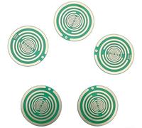 Disco polarizzato multi-coil per supportare la resilienza fisica e l'equilibrio mentale attraverso l'allineamento elementare (verde)